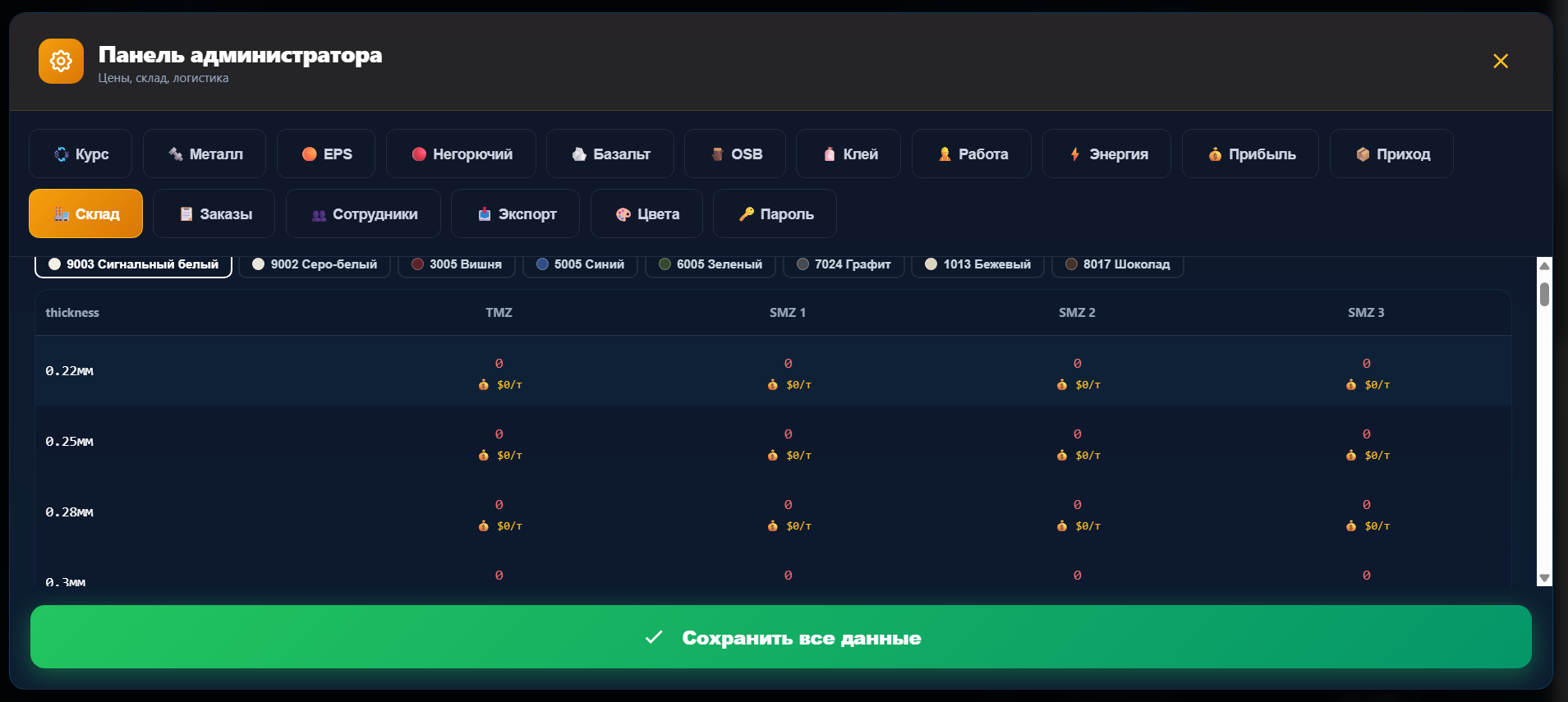 Расчет СИП панелей PanelCalc Pro